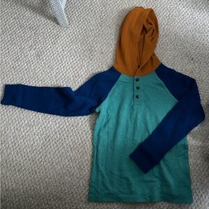 Lands' End Color Blocked Hoodie